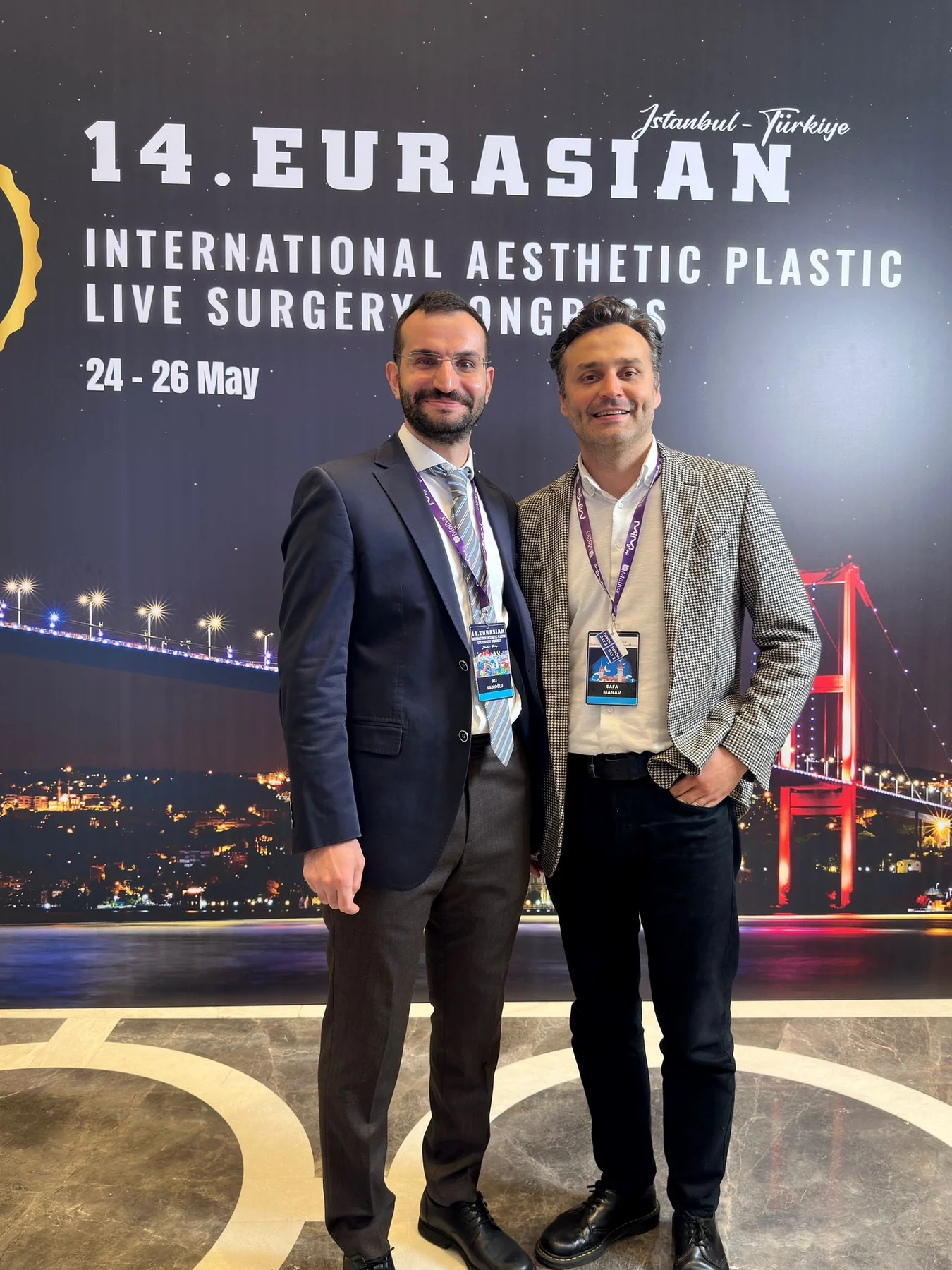 Dr. Ali Sadioğlu at the 14th Eurasian International Aesthetic Plastic Live Surgery Congress in Istanbul