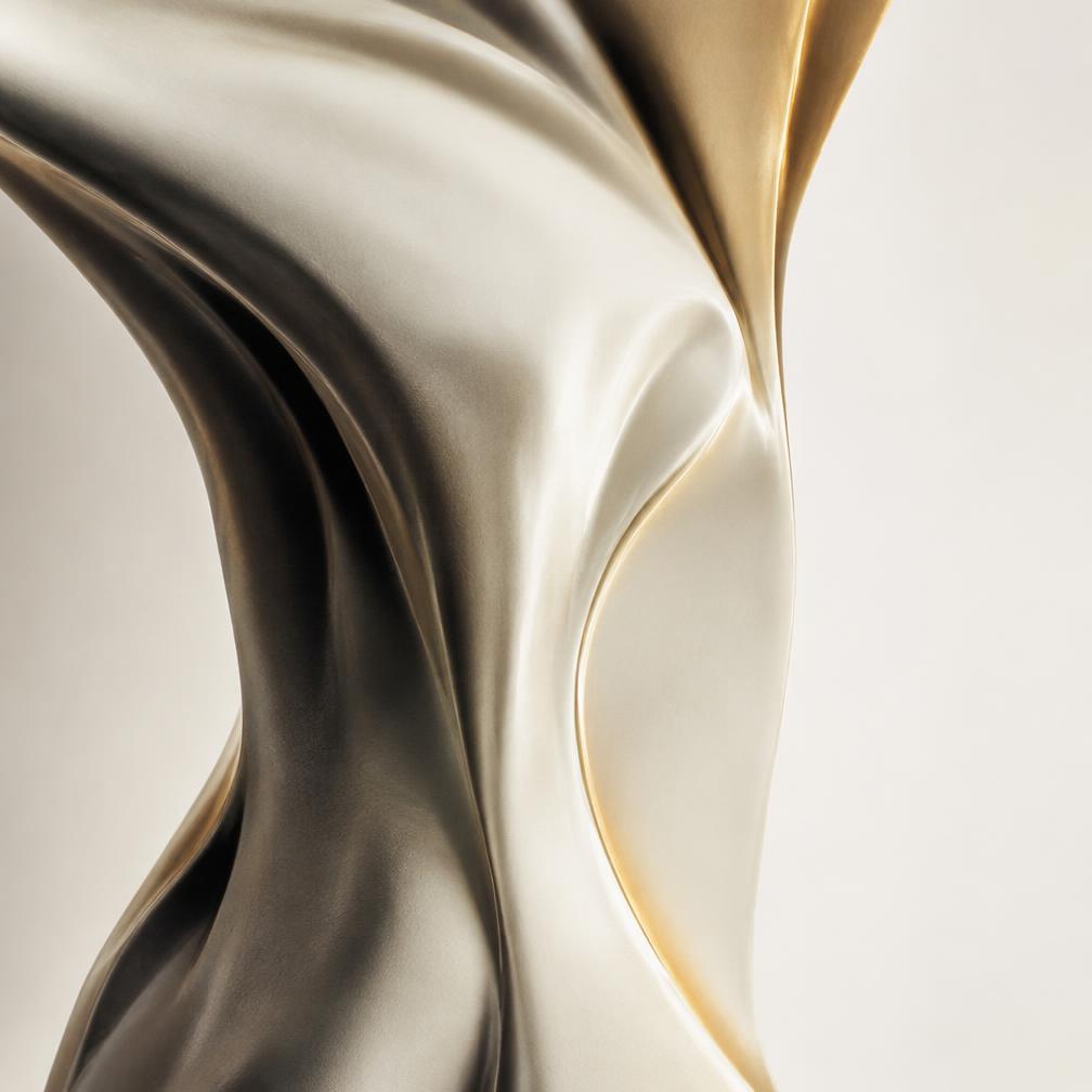 Sculptural form representing body contouring after significant weight loss